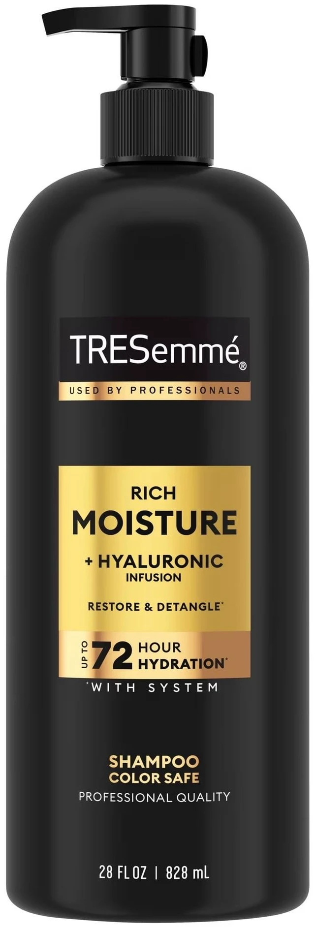 Main image of TRESemm Shampoo Up to 72H Hydration for Dry Hair, Hyaluronic Infusion Hair Care to Restore & Replenish, 28 fl oz