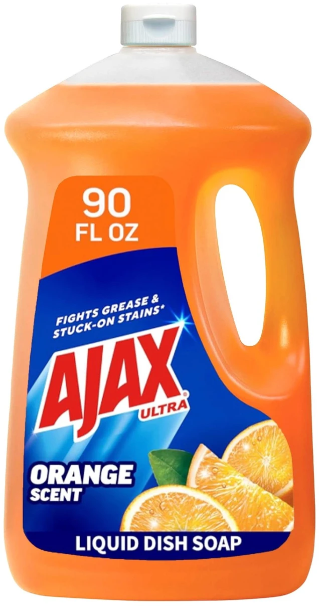 Main image of Ajax Ultra Liquid Dish Soap Triple Action Orange Scent, 90 fl oz Bottle