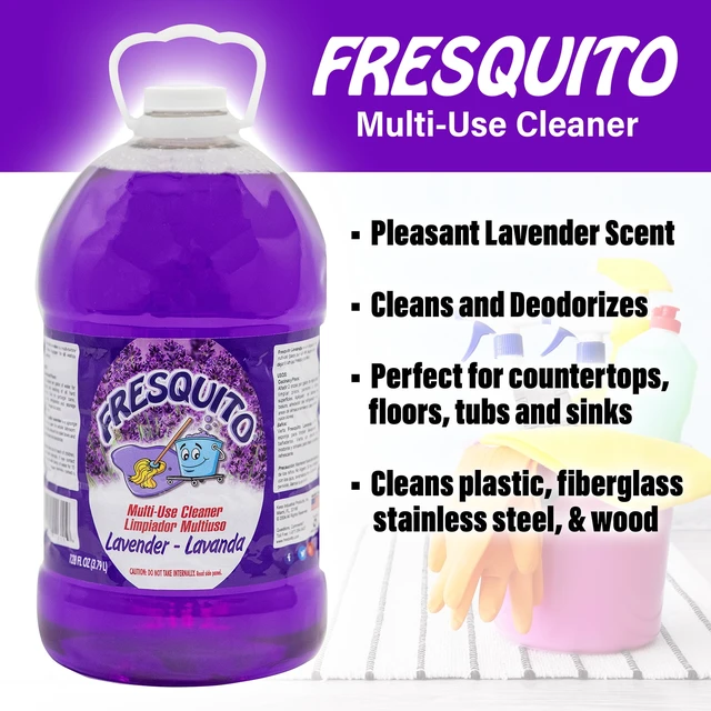 Alt view image 4 of 4 - Fresquito 128oz Lavender Scented Multi-Use Cleaner