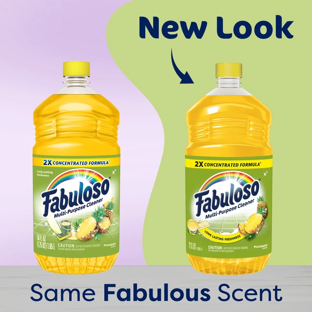 Alt view image 5 of 6 - Fabuloso 2X Multi-Purpose Cleaner No Rinse Floor Cleaner Pineapple Scent 56 fl oz