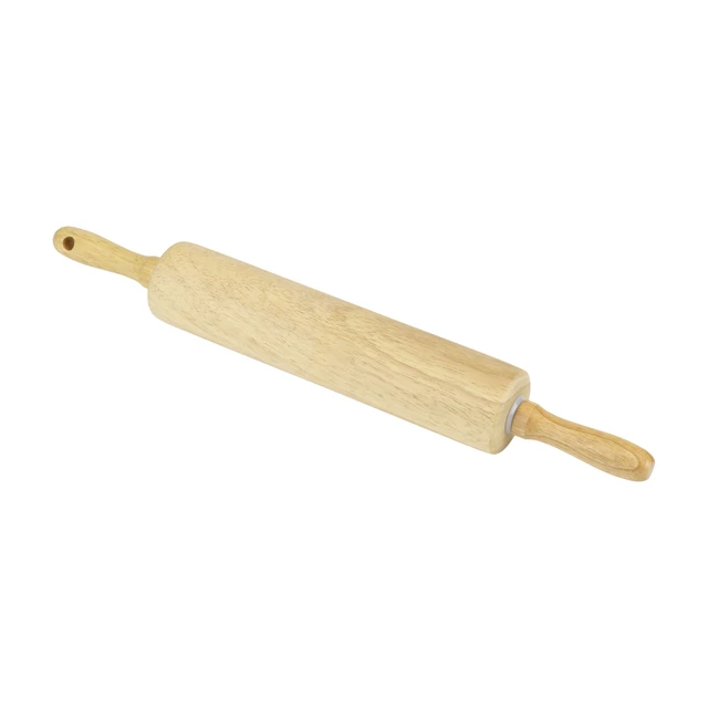Alt view image 3 of 7 - GoodCook Wood Barrel Rolling Pin, 10" x 2", Water-Resistant, 1 Piece