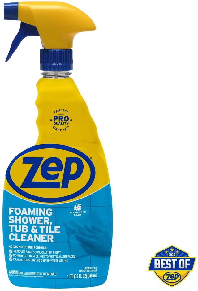 Main image of Zep Foaming Tub and Tile Cleaner 32fl oz Morning Rain Scent