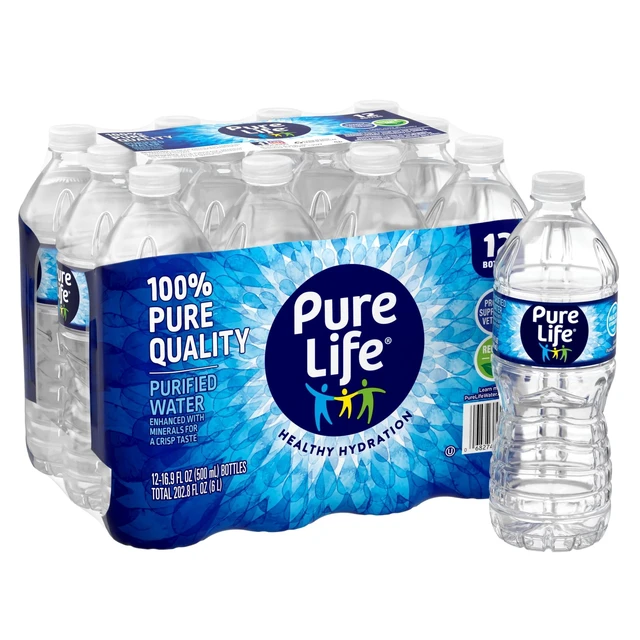 Main image of Pure Life Purified Water 16.9 fl oz 12-Pack Plastic Bottles