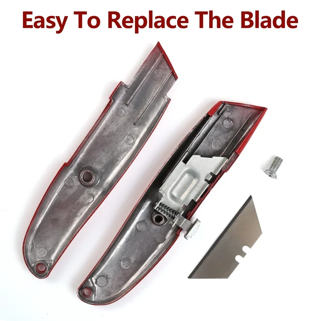 Alt view image 6 of 6 - DIYSELF 2 Pack Retractable Utility Knife Box Cutter PVC Pipe Cutter