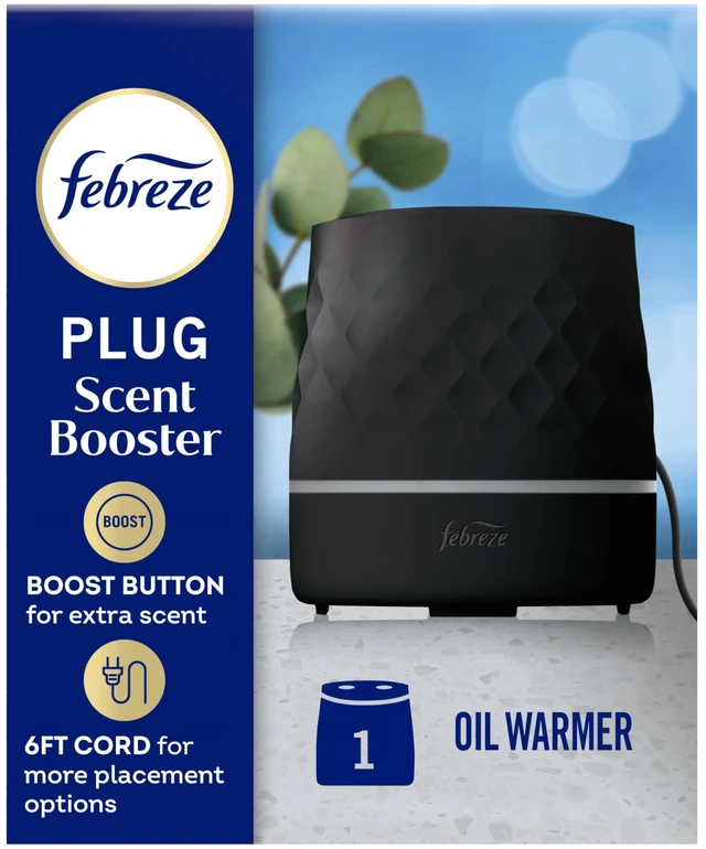 Main image of Febreze Plug-In Scent Booster Air Freshener Oil Diffuser Black
