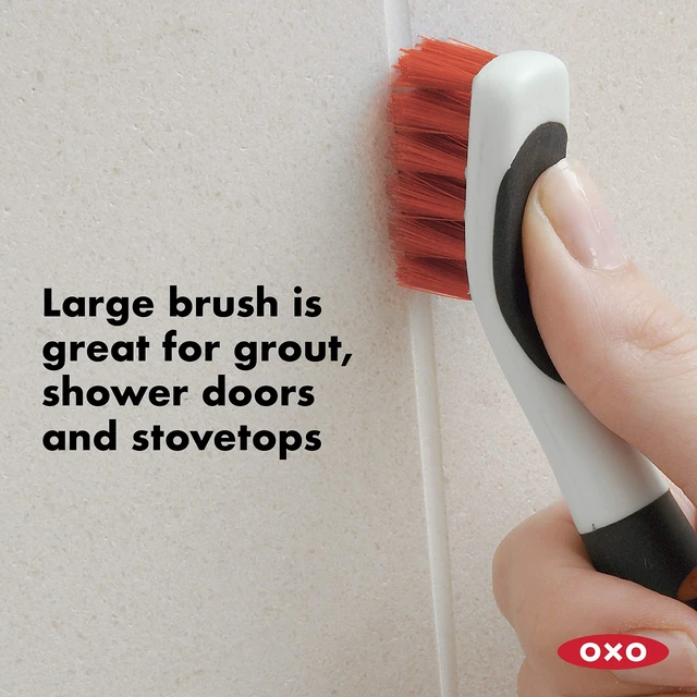 Alt view image 5 of 6 - OXO Good Grips Deep Clean Brush Set, Orange, Blue