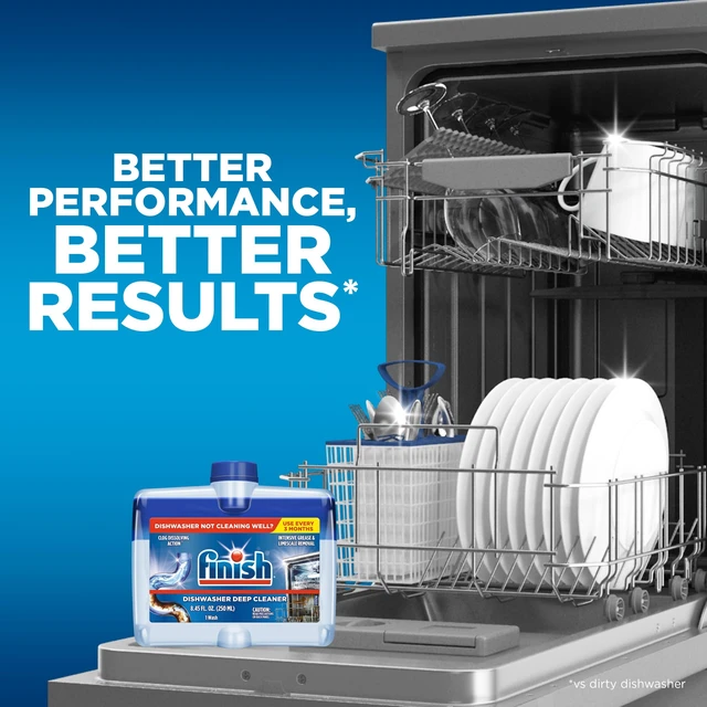 Alt view image 4 of 6 - Finish Dishwasher Cleaner Liquid and Limescale Remover, 8.45oz