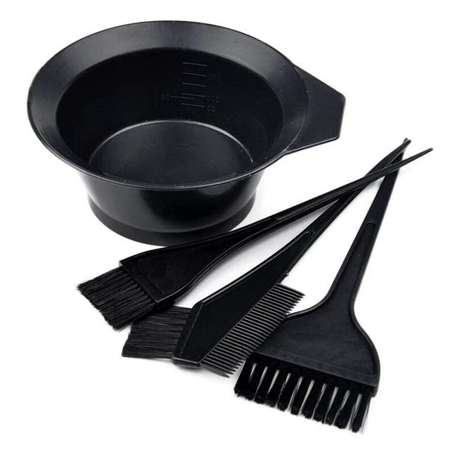 Alt view image 6 of 6 - Hair Dye Color Brush and Bowl Set, Black