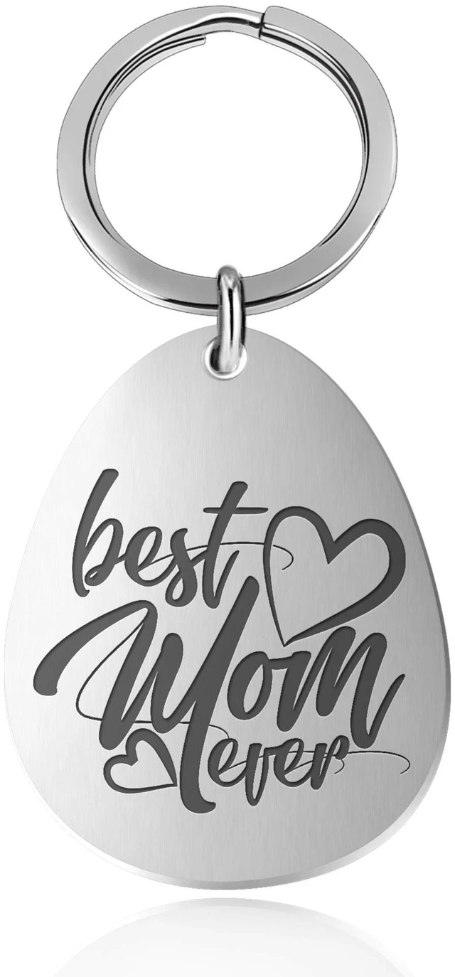Main image of Stainless Steel Keychain Gift | Lightweight, Durable & Elegant Keepsake - Heavy Duty keychain with Ring for Loved Ones