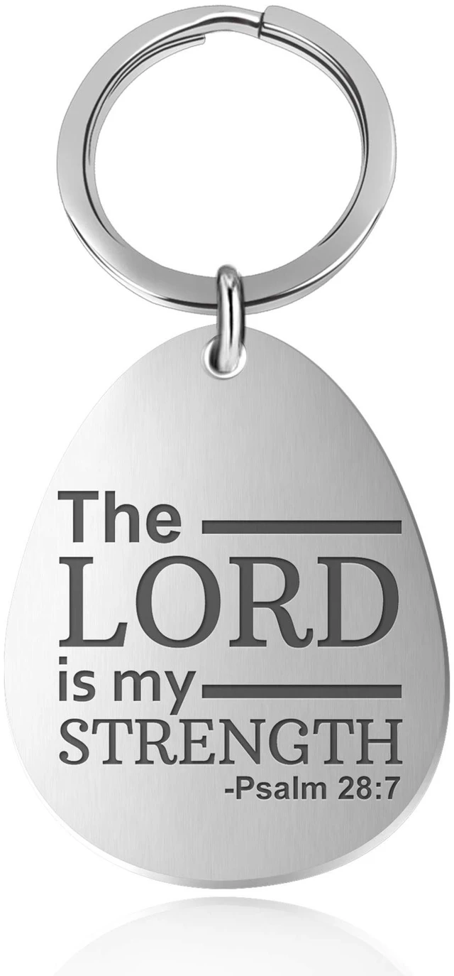 Main image of Stainless Steel Keychain Gift | Lightweight, Durable & Elegant Keepsake - Heavy Duty keychain with Ring for Loved Ones