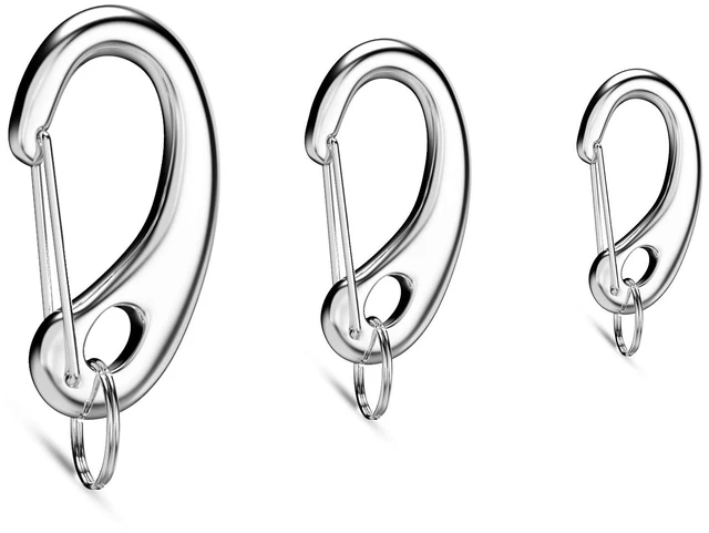 Main image of Pet Tag Quick Clip/Sping-Load Hook Combo for Pet ID Tags - 1 Per Standard/Medium/Large