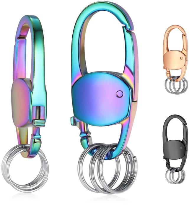 Main image of STEEL HAWK TriLink Multi Key Sets Quick Release Secure Keychain, Practical and Stylish Color