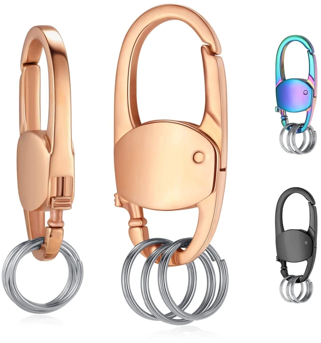 Main image of STEEL HAWK TriLink Multi Key Sets Quick Release Secure Keychain, Practical and Stylish Color
