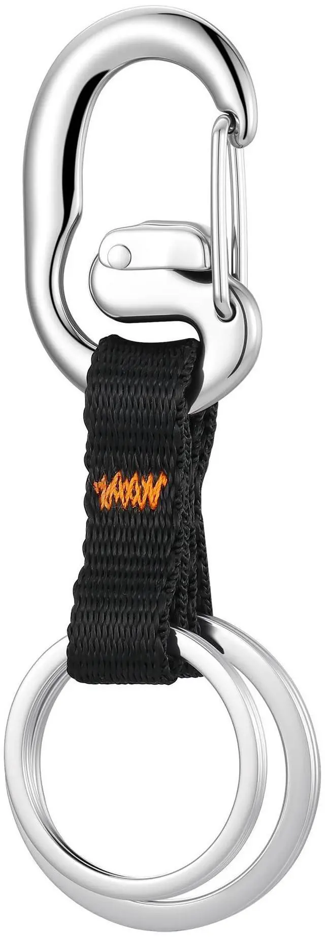 Main image of STEEL HAWK Stainless Steel Keychain EDC Organizer Car Key Clip Holder