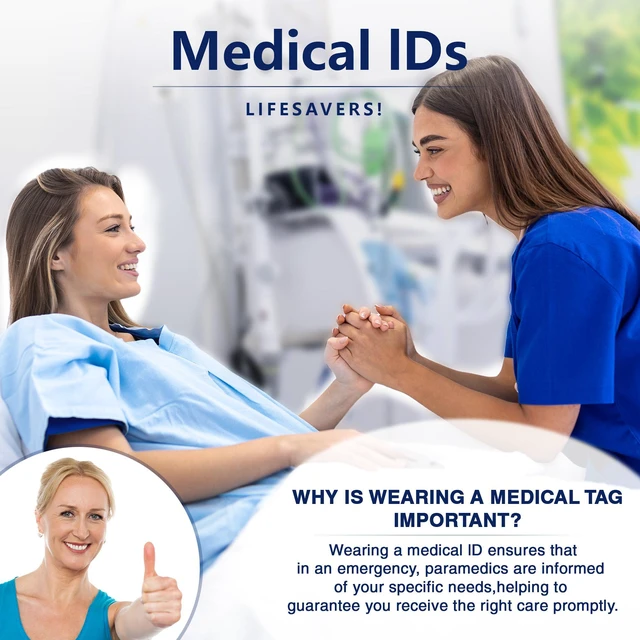 Alt view image 6 of 7 - Divoti Emergency Medical Alert ID Tag with Zipper Pull, Stainless Steel - Heart Attack & Stents