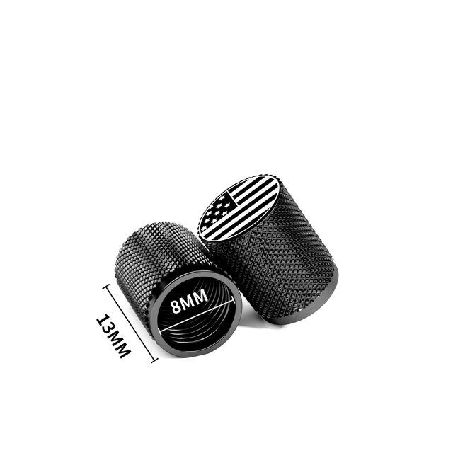 Alt view image 2 of 5 - STEEL HAWK 316L Stainless Steel Tire Valve Caps, 4-Pack, Standard, PVD Rose Gold