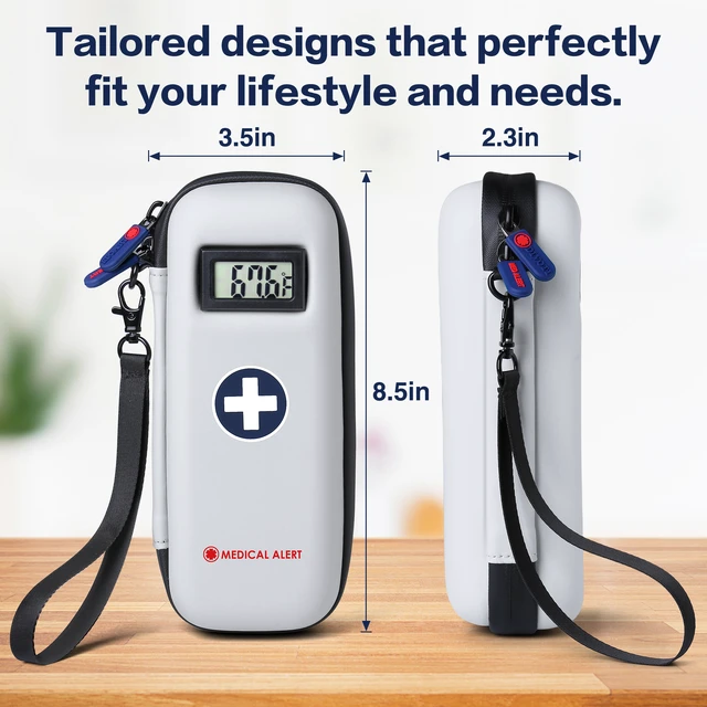 Alt view image 3 of 7 - Divoti Vault Stainless Steel Nitroglycerin Bottle Keychain Protection Case