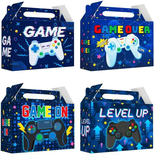 Main image of Video Game Party Boxes, 24pcs Gaming Treat Boxes/Video Game Paper Box/Video Game Treat Boxes/Video Game Goodie Boxes, Video Game Candy Boxes for Video Game Birthday Decorations
