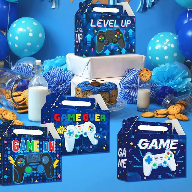 Alt view image 3 of 6 - Video Game Party Boxes, 24pcs Gaming Treat Boxes/Video Game Paper Box/Video Game Treat Boxes/Video Game Goodie Boxes, Video Game Candy Boxes for Video Game Birthday Decorations