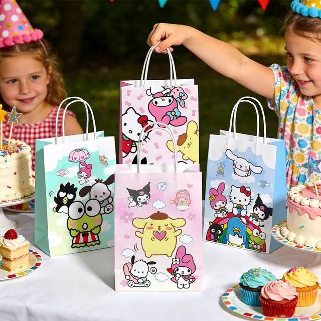 Alt view image 6 of 7 - Sanrio Party Favors, 97 Pcs Sanrio Birthday Party Favors Set - Sanrio Party Keychain Gift Bags Notebooks Stickers Pens etc Sanrio Birthday Gifts for Sanrio Party Supplies