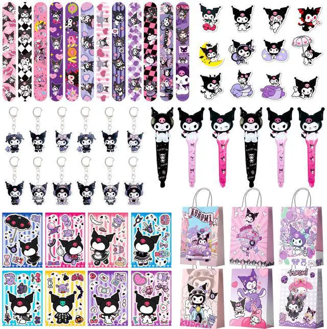 Main image of Kulomi Party Favors for Kids,72Pcs Kulomi Birthday Party Favors Set - Kulomi Gift Bags Key Chains Stickers Aluminum Foil Balloons etc Kulomi Party Supplies for Kulomi Birthday Decorations