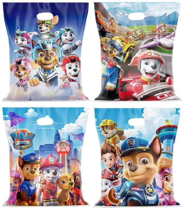 Main image of Handheld Paw Patrol Party Favor Bags, 16 Pcs Paw Patrol Favor Bags for Birthday Parties Paw Patrol Favor Bags Paw Patrol Candy Bags Paw Patrol Plastic Bags for Paw Patrol Party Decorations