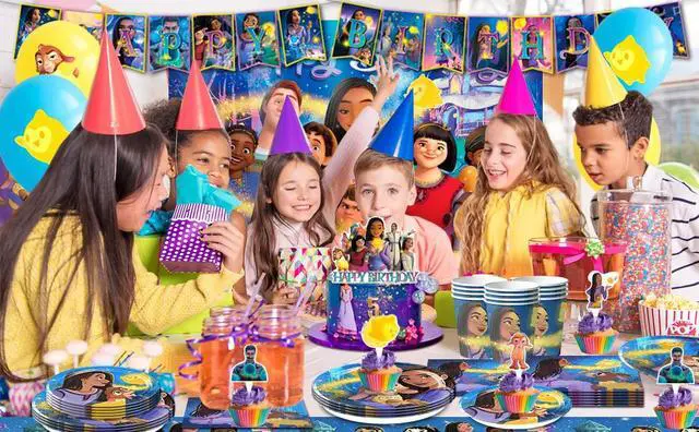 Alt view image 7 of 7 - 98 Pcs Star Wish Party Decorations & Star Wish Tableware Set - Star Wish Party Plates Cups Napkins Table Cloth Balloons Backdrop Banner etc Star Wish Birthday Decorations for Star Wish Birthday Party