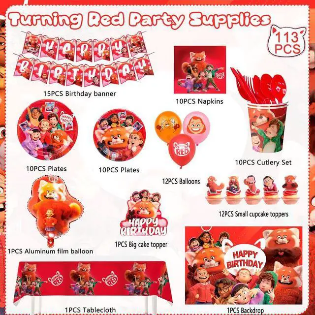 Alt view image 2 of 7 - 113 Pcs Youth Metamorphosis Party Decorations & Tableware Set - Youth Metamorphosis Balloons Background Banner Plates etc Youth Metamorphosis Birthday Party Supplies