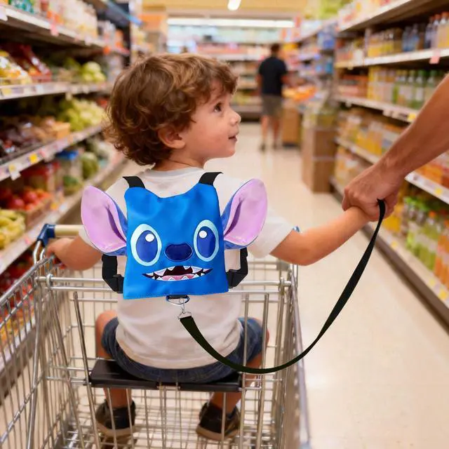 Alt view image 5 of 7 - 3 in 1 Toddlers Leash +Toddler Harness with Leash, Toddler Wrist LeashCute Cartoon Toddler Backpack Leash for Prevent Children from Getting Lost