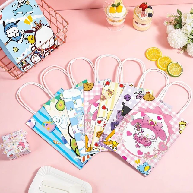 Alt view image 4 of 7 - 16 Pcs Sanrio Party Bags, Sanrio Goodie Bags,Sanrio Party Favor Bags, Cinnamoroll Goodie Bags for Kids, Kuromi Birthday Gift Bags for Sanrio Birthday Decorations