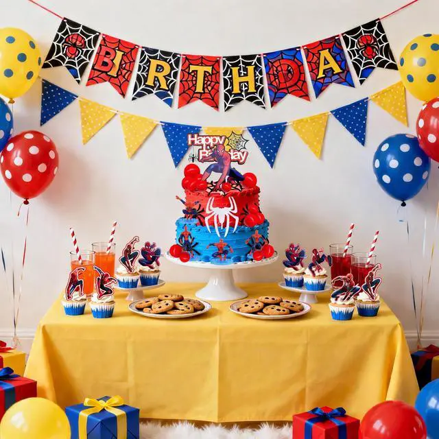 Alt view image 7 of 7 - 3D Spiderman Cake Decoration Marvel Super Hero Cake Topper Avengers Cake Topper