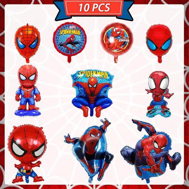 Alt view image 2 of 7 - Spider Man Foil Balloons Avengers Birthday Supplies Marvel Party Decorations