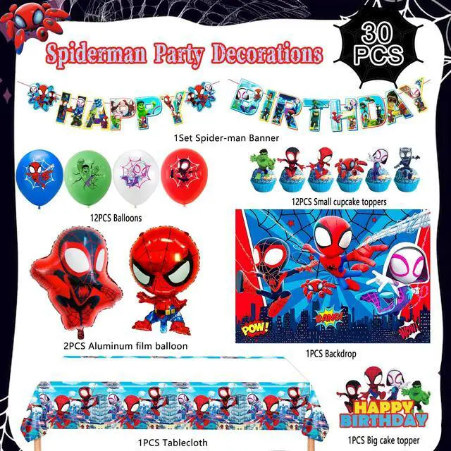 Alt view image 2 of 7 - Marvel Spiderman and His Amazing Friends Birthday Party Decoration Boys Balloons