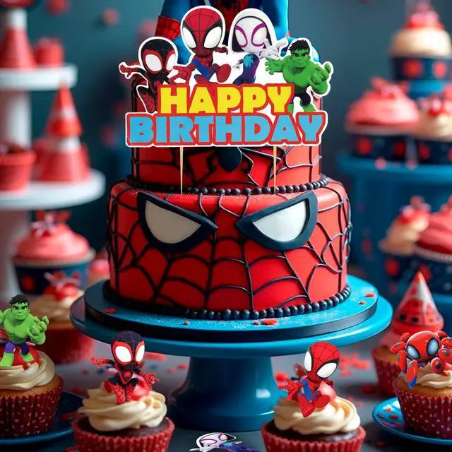 Alt view image 3 of 7 - Marvel Spiderman and His Amazing Friends Birthday Party Decoration Boys Balloons