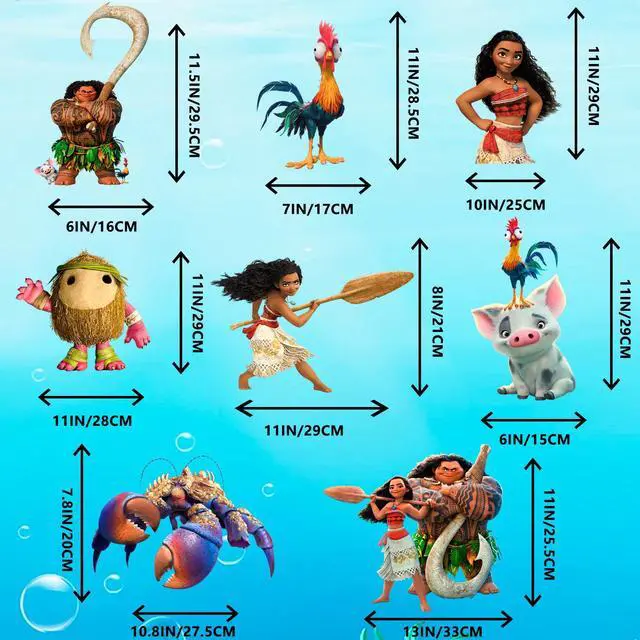 Alt view image 2 of 7 - Disney Moana Yard Sign Set Moana Party Decorations Moana Birthday Party Supplies