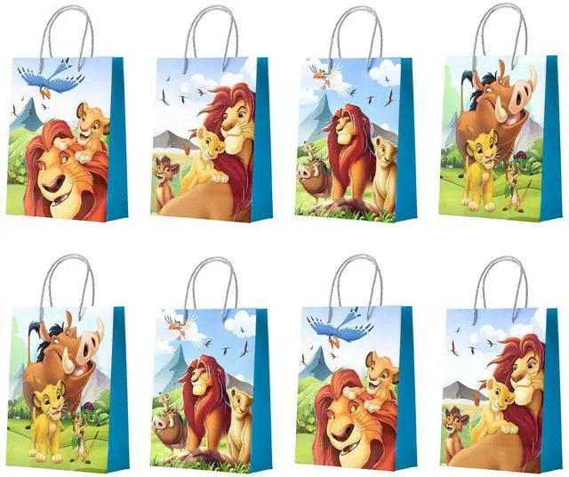 Main image of Lion King Birthday Supplies Simba Party Favor Decoration Disney Gift Bags Filler