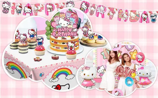 Alt view image 7 of 7 - Hello Kitty & Friends Birthday Party Decoration Sanrio Party Supplies Balloon