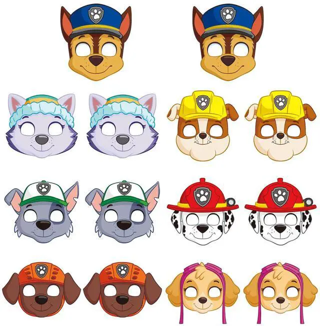 Main image of 12pcs Dog Puppy Party Favor Masks, Puppy Party Mask Dog Birthday Masks Dog Party Favors Felt Masks for Puppy Themed Birthday Party Decoration, Puppy Dogs Felt Mask for Costume Cosplay Supplies