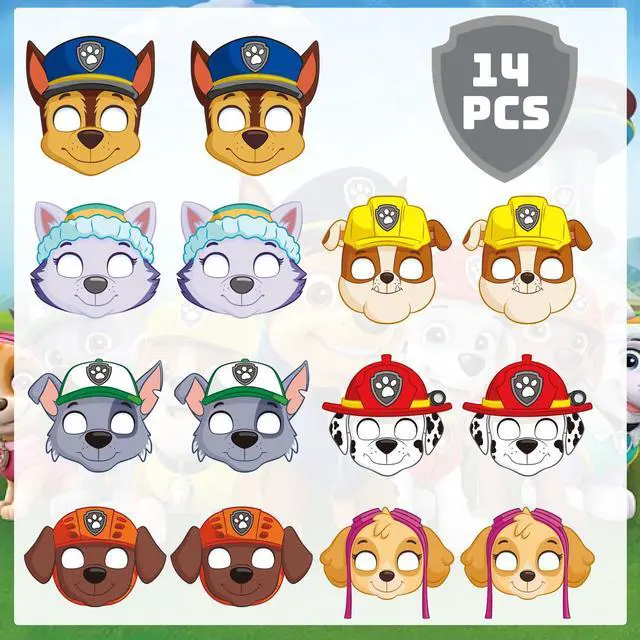 Alt view image 2 of 7 - 12pcs Dog Puppy Party Favor Masks, Puppy Party Mask Dog Birthday Masks Dog Party Favors Felt Masks for Puppy Themed Birthday Party Decoration, Puppy Dogs Felt Mask for Costume Cosplay Supplies