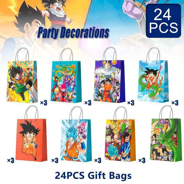 Alt view image 2 of 7 - 24pcs Dragon Ball Party Bags, Dragon Ball Gift Bags, Dragon Ball Candy Bags for Boys/Girls Kids Dragon Ball Birthday Party Decorations Suppilies
