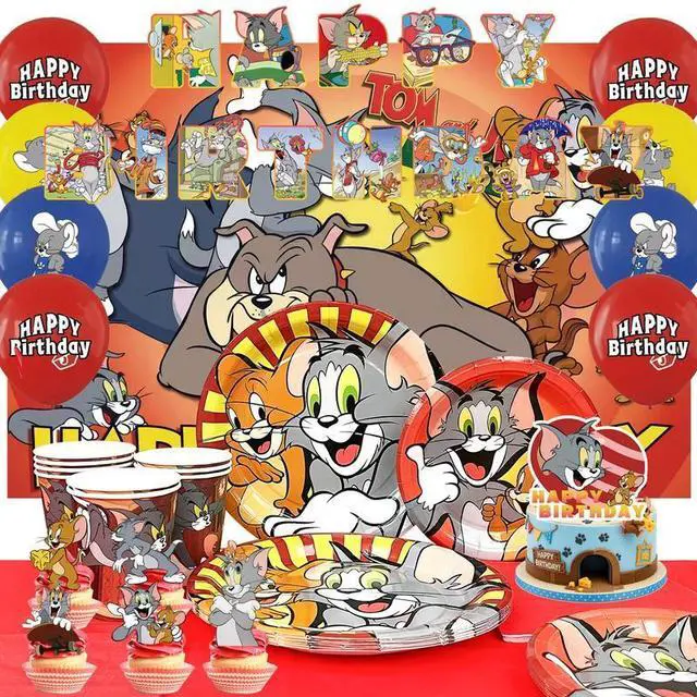 Main image of One Piece Birthday Decorations for Kids,112pcs One Piece Party Decorations&One Piece Party Tableware Set- One Piece Anime Birthday Banner Balloons Plates Napkins etc One Piece Birthday Party Supplies