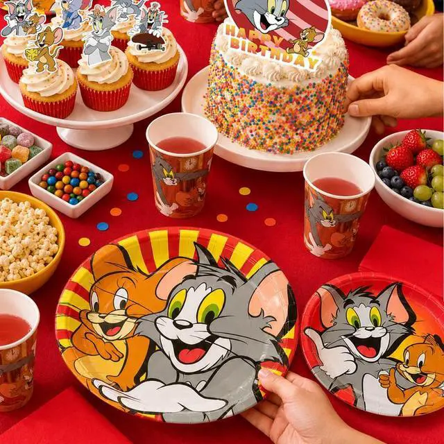 Alt view image 5 of 7 - One Piece Birthday Decorations for Kids,112pcs One Piece Party Decorations&One Piece Party Tableware Set- One Piece Anime Birthday Banner Balloons Plates Napkins etc One Piece Birthday Party Supplies