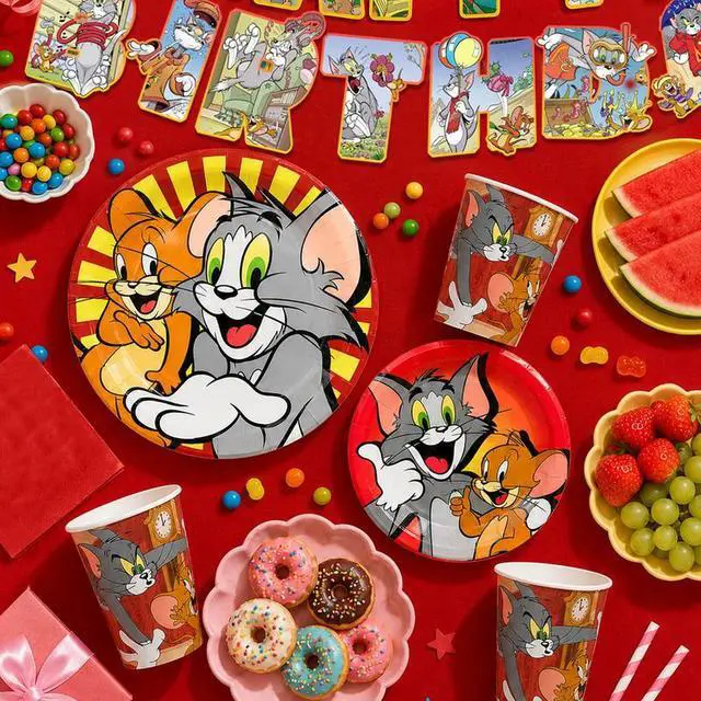 Alt view image 6 of 7 - One Piece Birthday Decorations for Kids,112pcs One Piece Party Decorations&One Piece Party Tableware Set- One Piece Anime Birthday Banner Balloons Plates Napkins etc One Piece Birthday Party Supplies