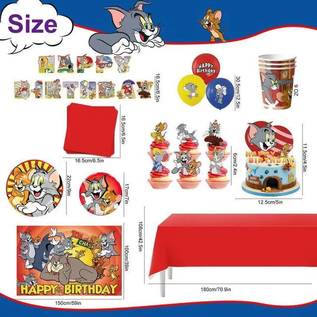 Alt view image 7 of 7 - One Piece Birthday Decorations for Kids,112pcs One Piece Party Decorations&One Piece Party Tableware Set- One Piece Anime Birthday Banner Balloons Plates Napkins etc One Piece Birthday Party Supplies