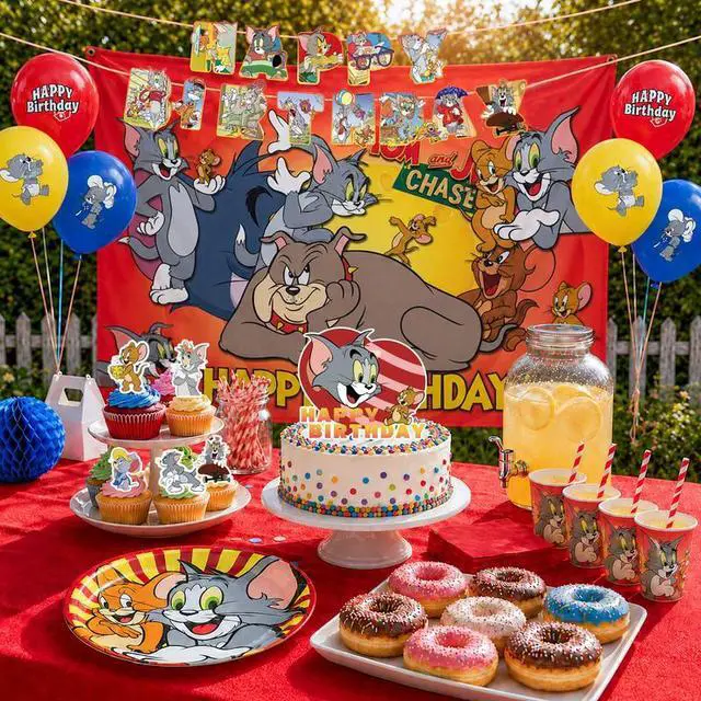 Alt view image 3 of 7 - One Piece Birthday Decorations for Kids,112pcs One Piece Party Decorations&One Piece Party Tableware Set- One Piece Anime Birthday Banner Balloons Plates Napkins etc One Piece Birthday Party Supplies
