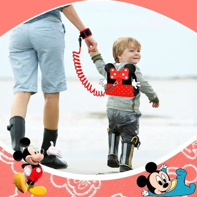 Alt view image 4 of 7 - Toddler Leash Harness, 3-in-1 Child Leashes for Toddlers Set - 2m Kids Leashes for Toddlers & Wrist Leash for Kids, Perfect for Travling Walking (7.8 '' x 7 '')