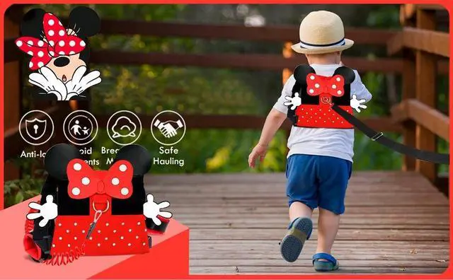 Alt view image 7 of 7 - Toddler Leash Harness, 3-in-1 Child Leashes for Toddlers Set - 2m Kids Leashes for Toddlers & Wrist Leash for Kids, Perfect for Travling Walking (7.8 '' x 7 '')
