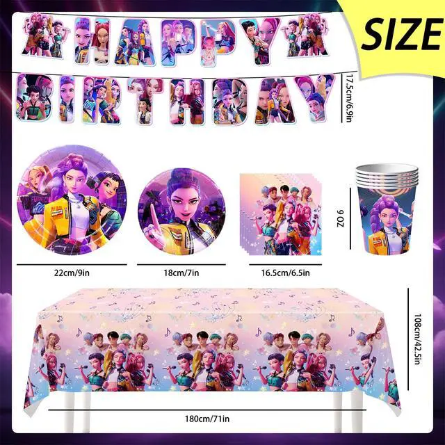 Alt view image 7 of 7 - Puppy Dog Birthday Party Supplies,148pcs Dog Party Decorations & Dog Birthday Party Tableware Set- Dog Birthday Banner,Puppy Balloons&Puppy Party Plates Cups Table Cloth etc Dog Themed Party Supplies
