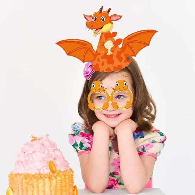 Alt view image 6 of 7 - 33 Pcs Dinosaurs Party Favors Dino Party Decoration Kids Game Gift Photo Props