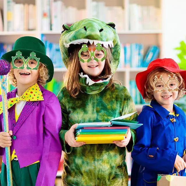 Alt view image 3 of 7 - 18 Pcs Dinosaurs Party Favor Dino Party Decorations Kids Game Supply Gift Photo Props